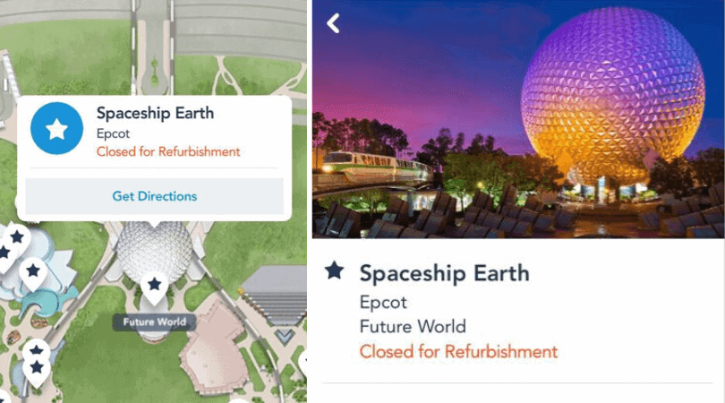 spaceship earth refurbishment