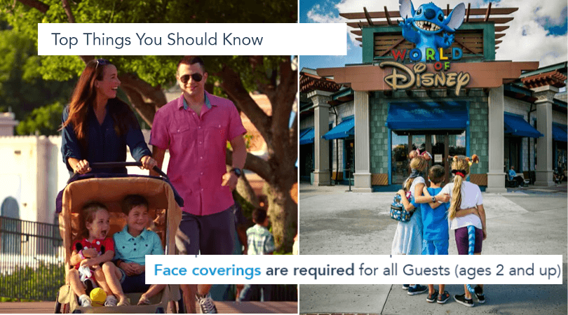 disney face coverings age requirement