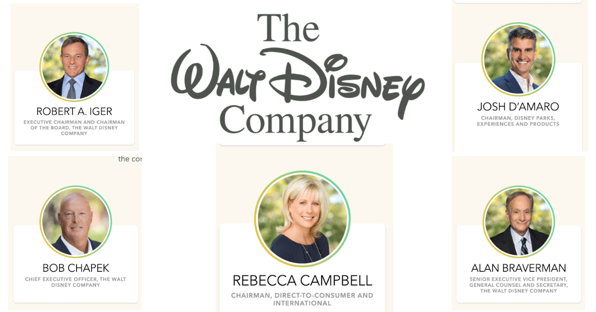The Walt Disney Company Leadership