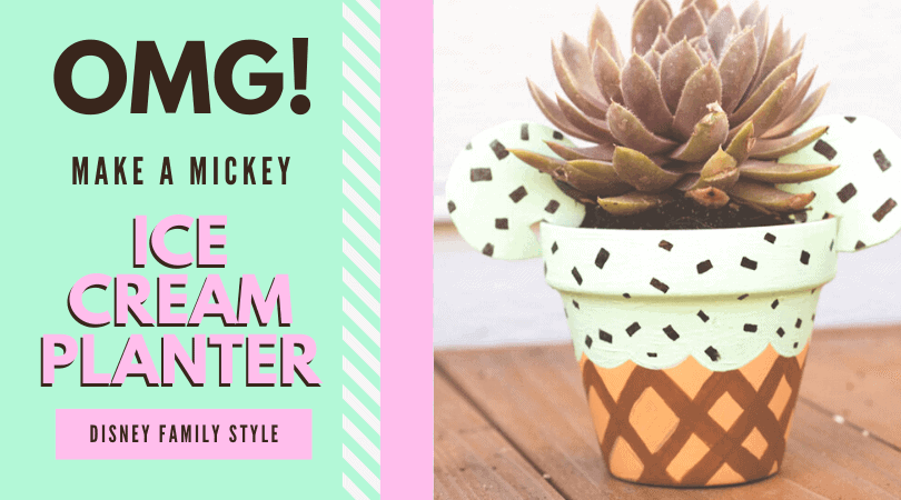 mickey ice cream planter craft header
