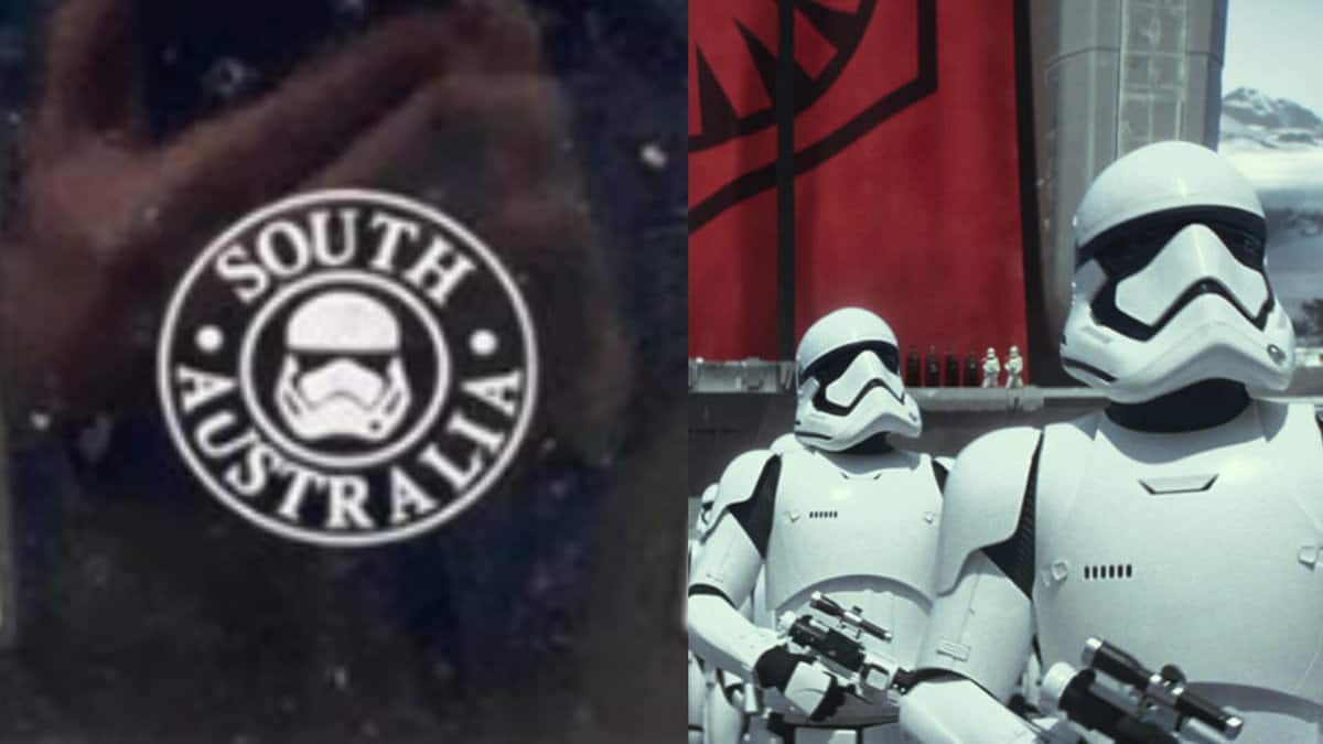 Star Wars Bumper Sticker(Left), Two Stormtrooper(Right)