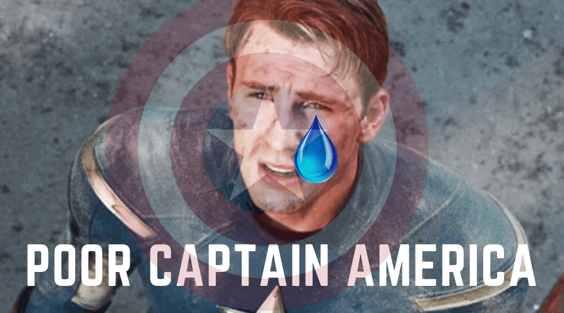 Captain America gets punched