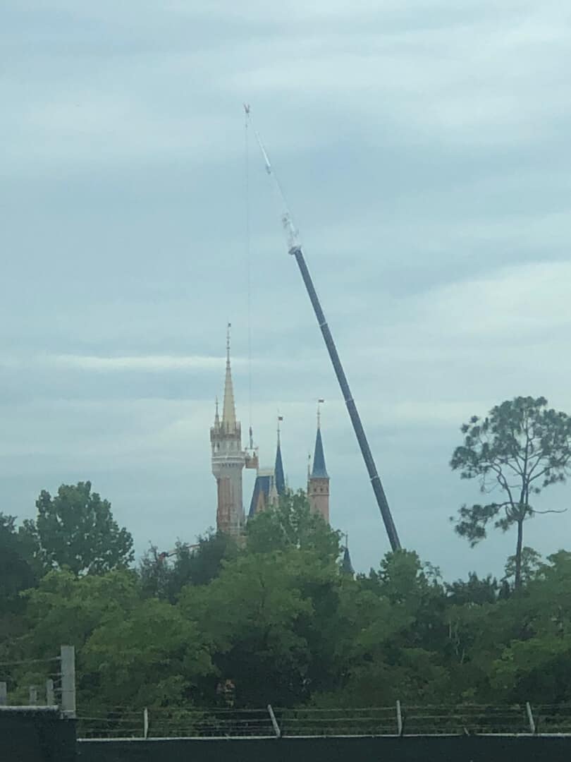 Cinderella Castle Makeover Construction update