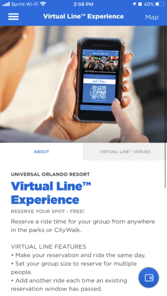 Universal Orlando Virtual Line