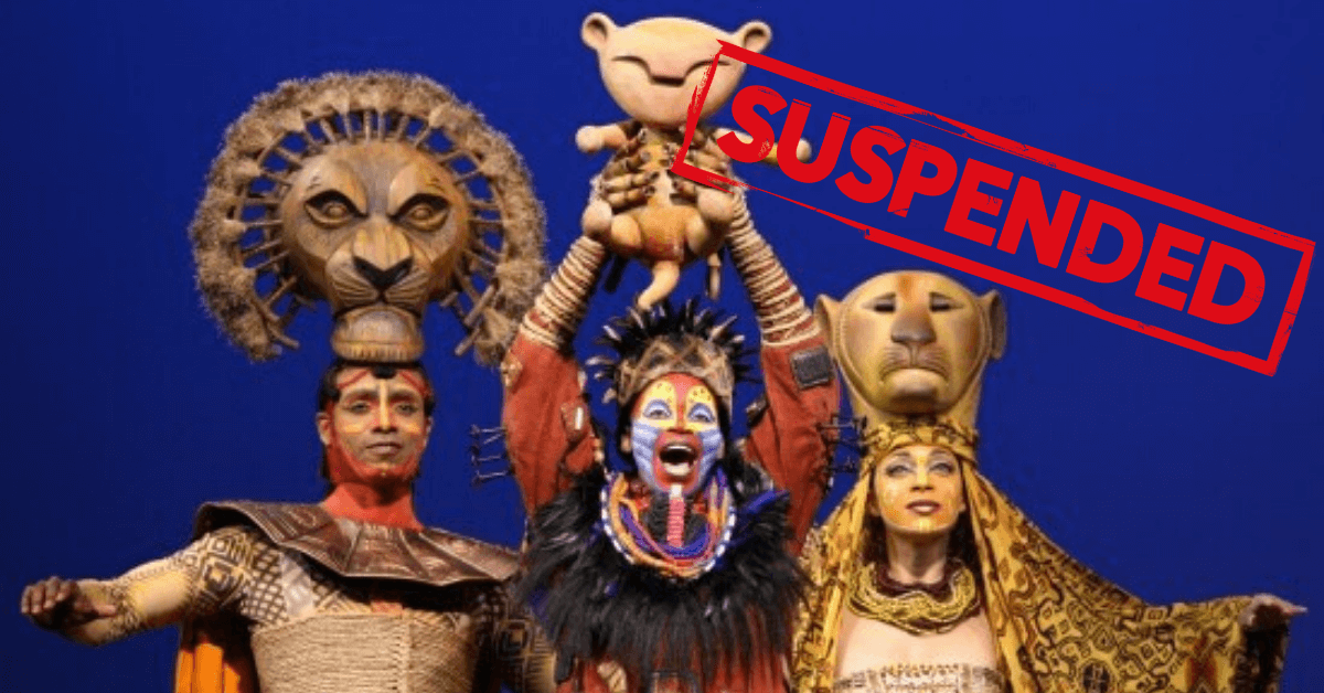 Disney on Broadway Suspension