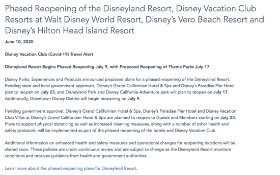 disney dvc update