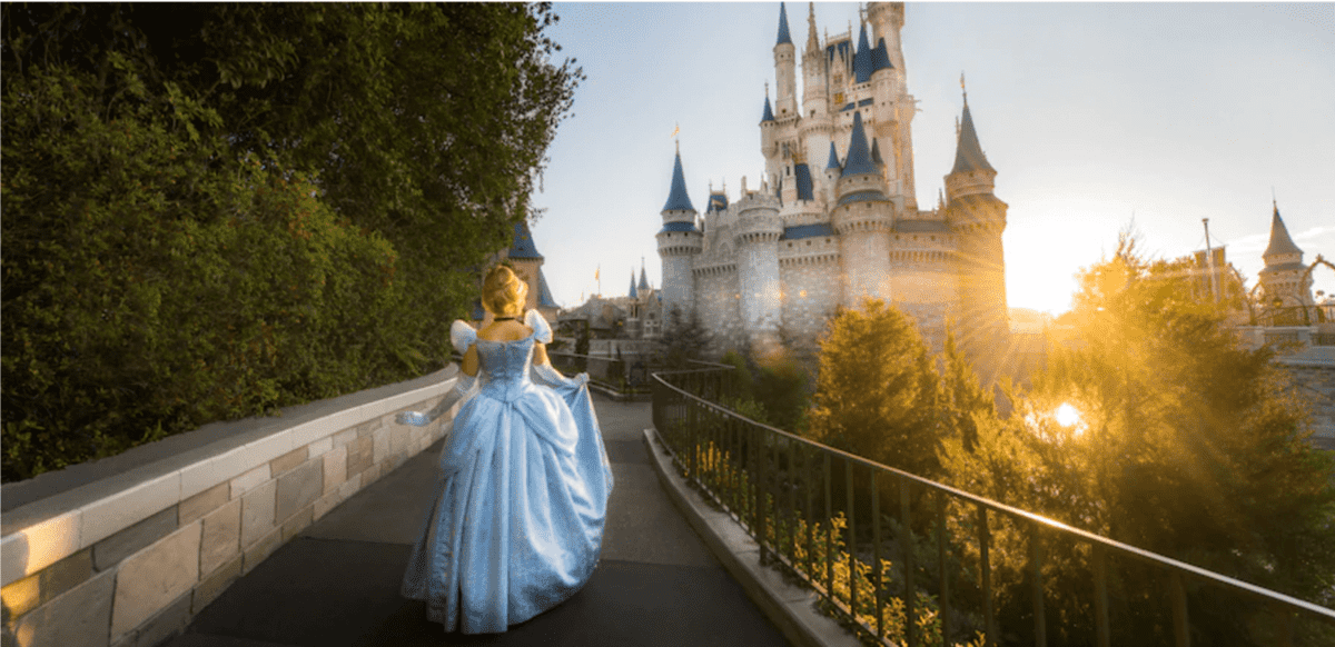 cinderella with castle wdw