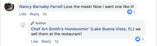 comments on facebook about homecomin