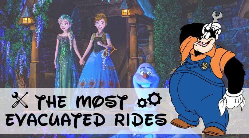The Most Evacuated Rides