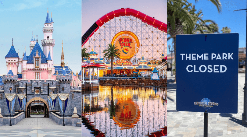 california theme park reopening plans