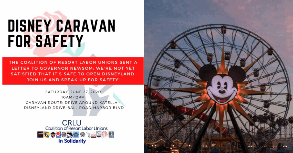 disneyland caravan