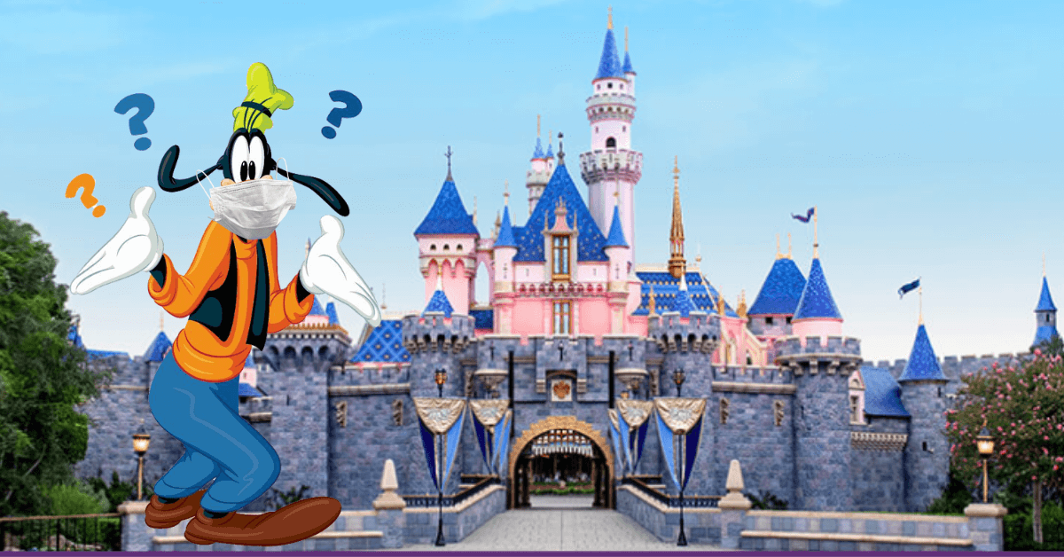 Disneyland Goofy Face Mask