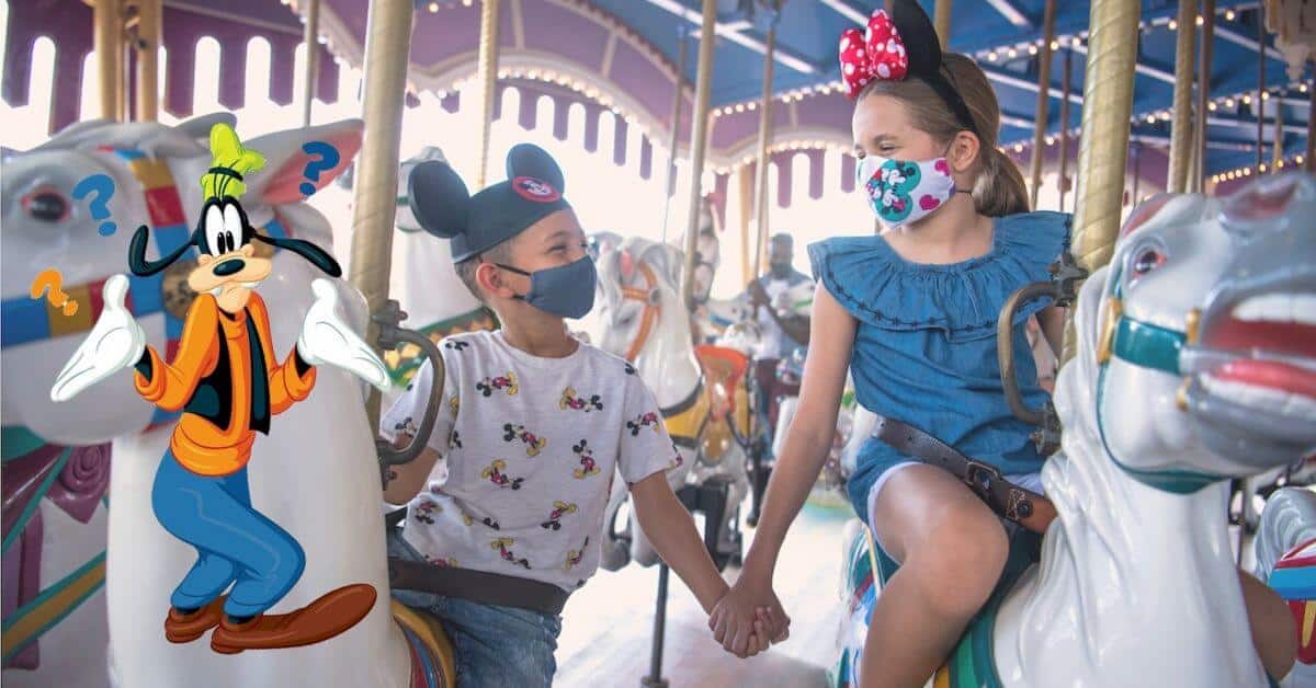 kids on carousel
