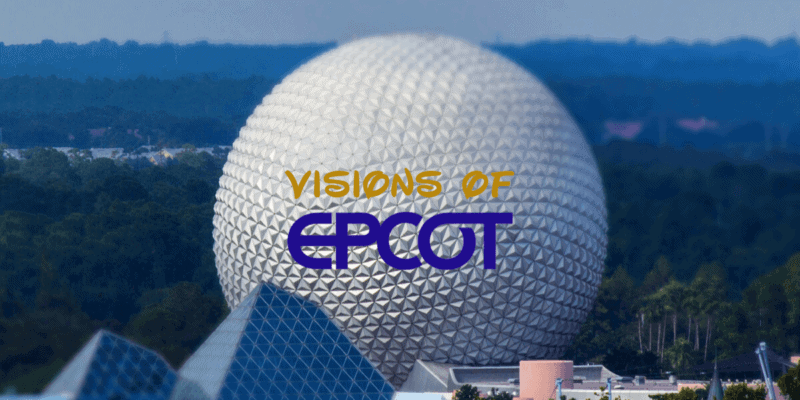 Epcot ball and text
