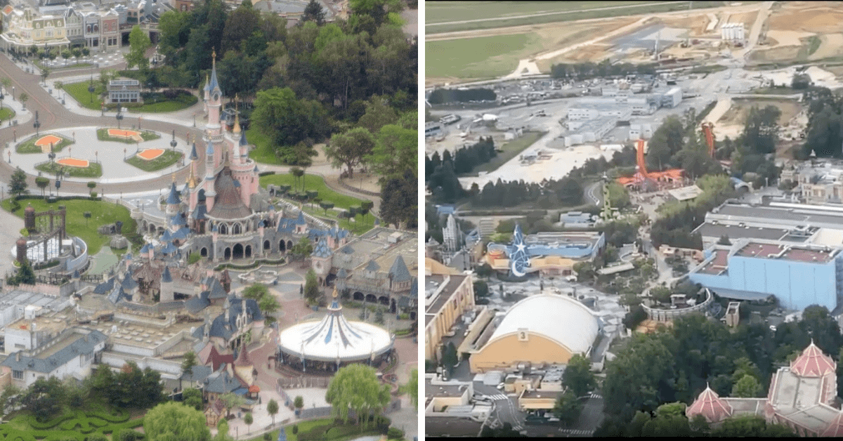 Disneyland Paris Areal Footage