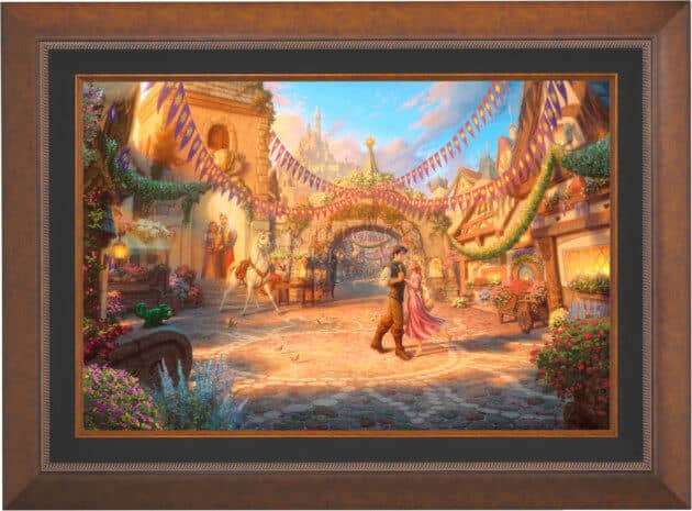 Rapunzel Dancing in the Sunlit Courtyard