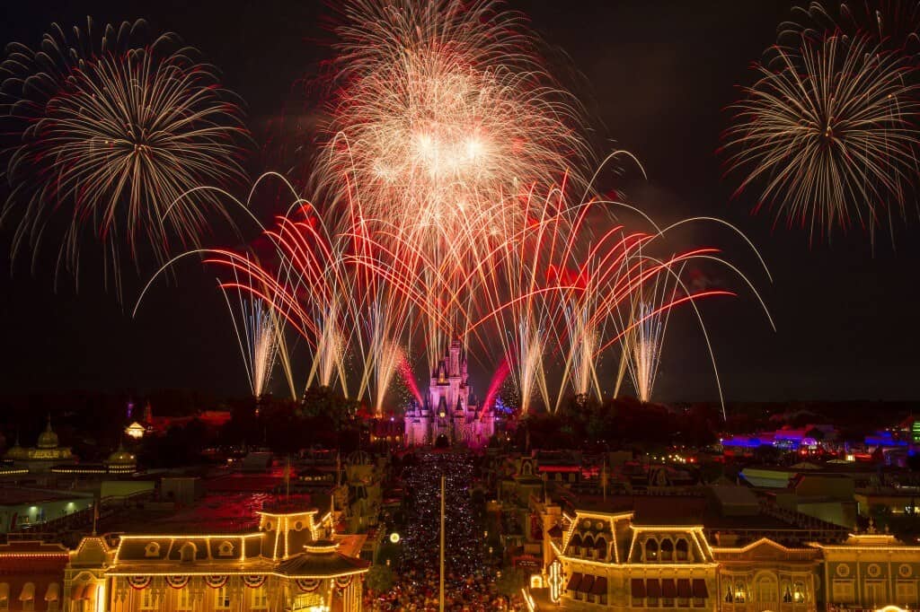 Magic Kingdom Fireworks Fourth of July