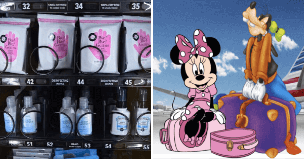 Orlando Airport PPE Vending Machines