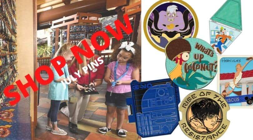 Cast Member Showing Kids JULY LE Pins