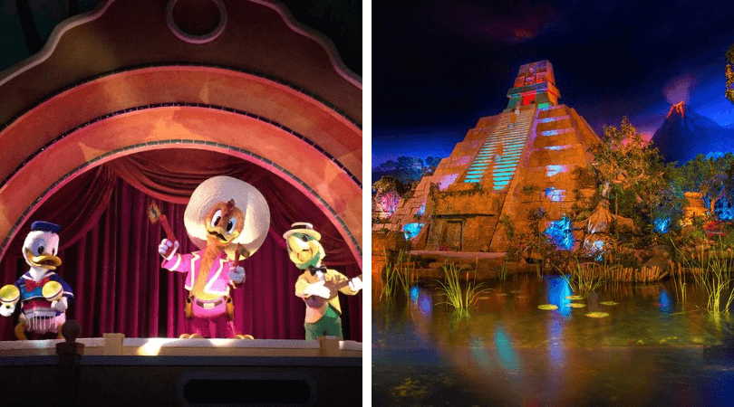 Three Caballeros at Gran Fiesta Tour