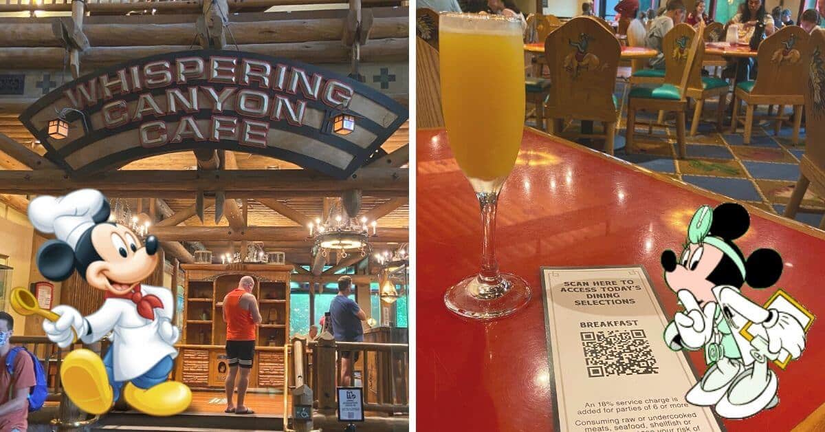 whispering canyon cafe