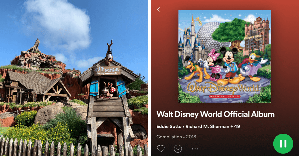 Spotify removes Splash Mountain songs