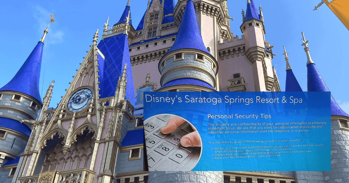 wdw personal security tips