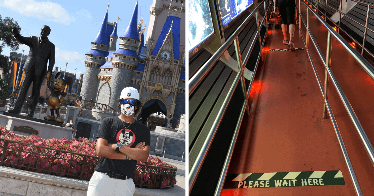 Social Distancing on Disney World Attractions