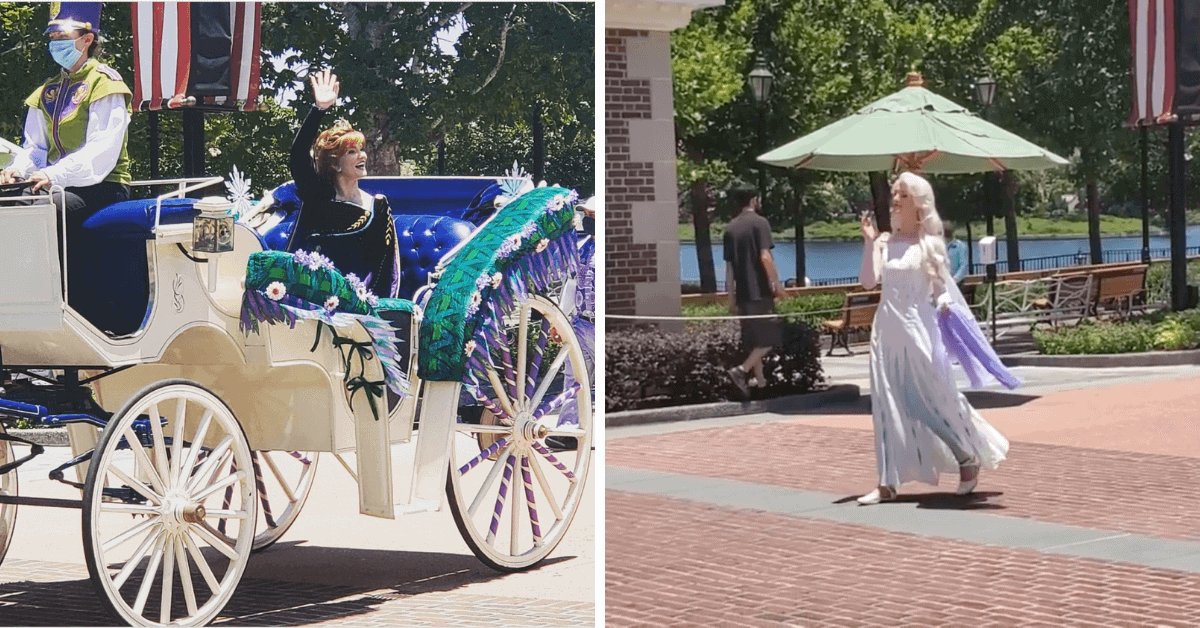 Anna and Elsa EPCOT Appearance