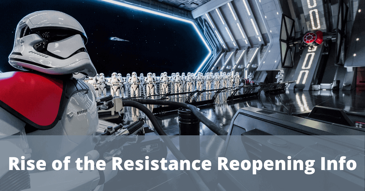 Star Wars Rise of the Resistance Virtual Queue