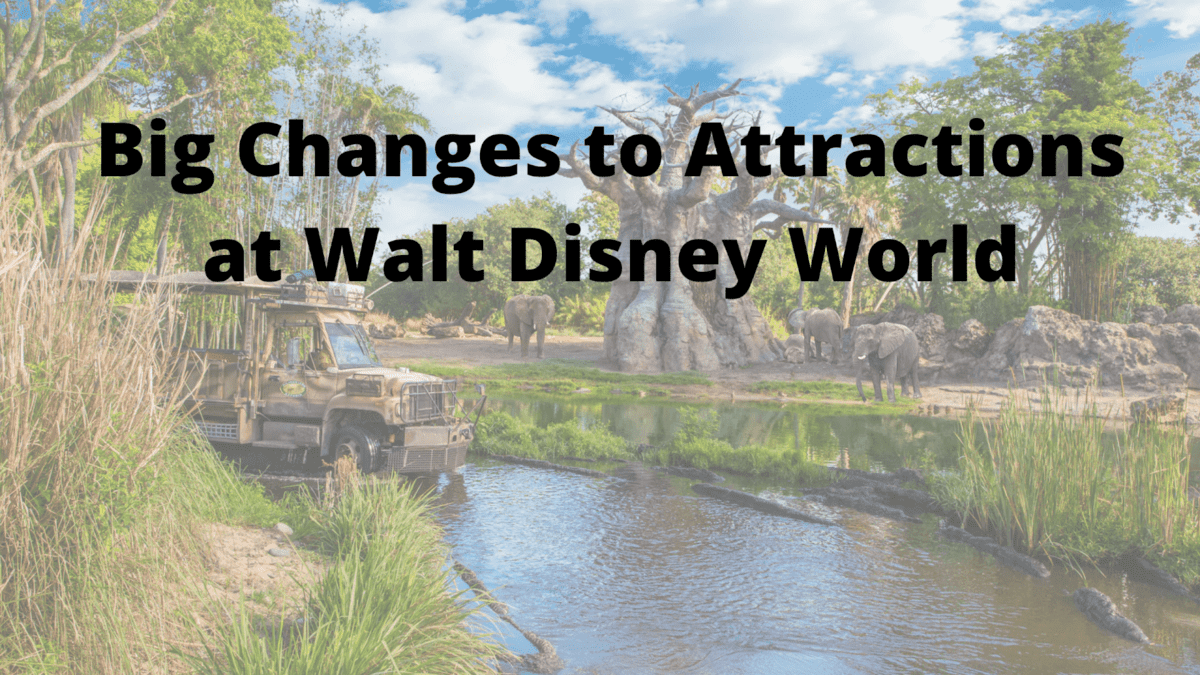 Disney World Attraction changes