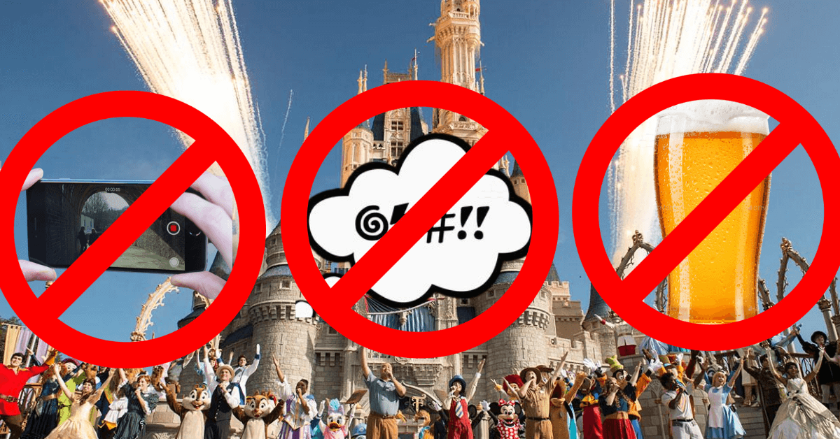 what not to do at disney