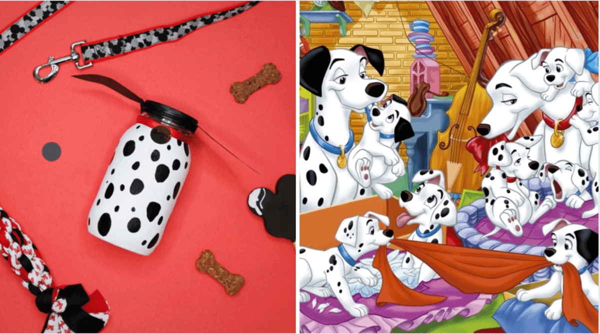 dog treat jar dalmatians