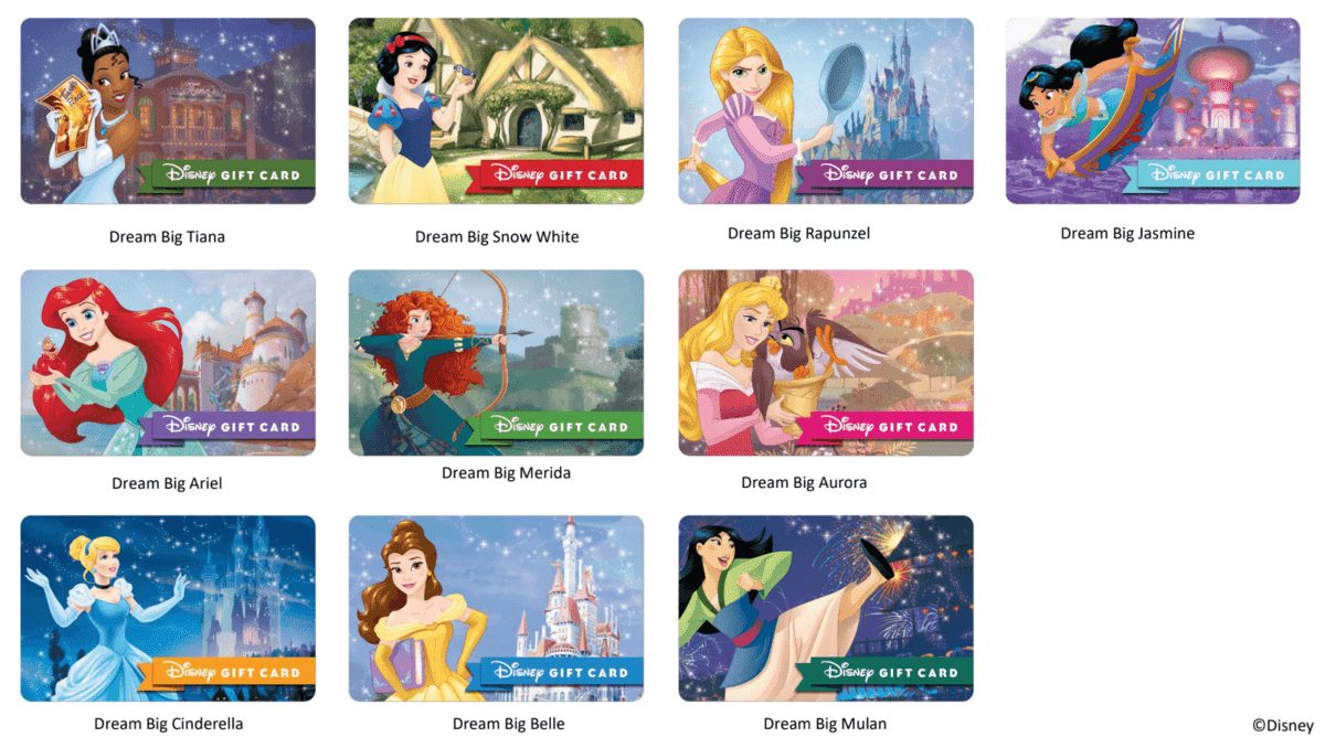 Give A Gift Of Disney Magic With Newly Designed Gift Cards Inside The Magic