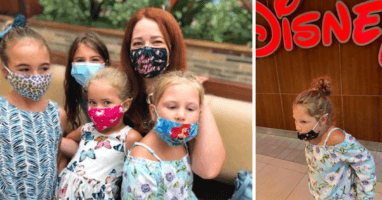 family asked to leave disney store
