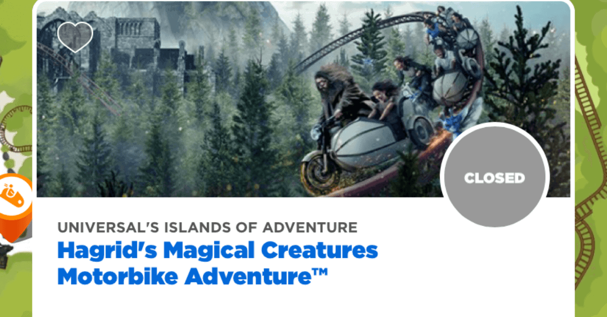 Hagrid's Motorcycle Roller Coaster