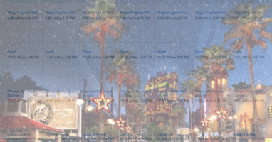 Disney World Calendar