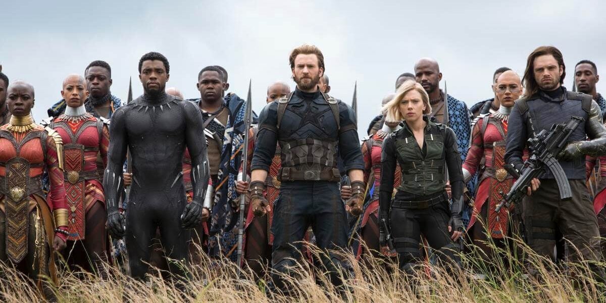The Battle of Wakanda scene in 'Avengers: Infinity War'