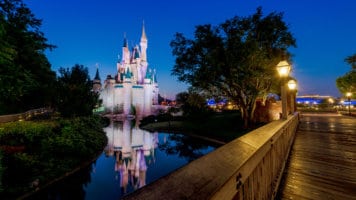 disney world magic kingdom at night