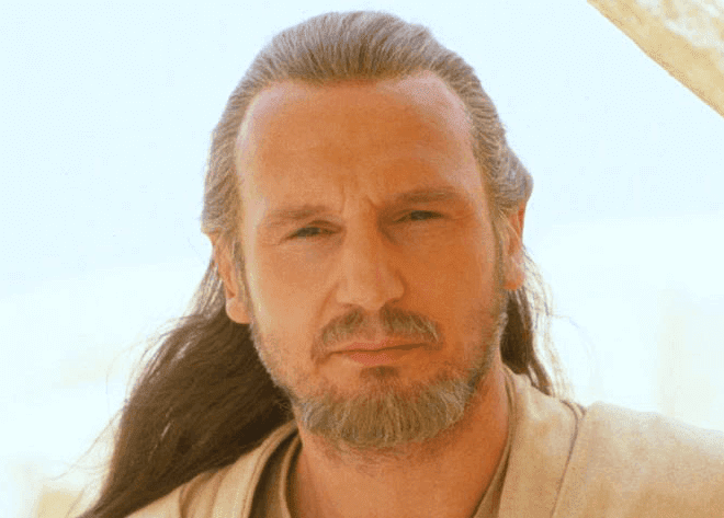 liam neeson as qui-gon jinn