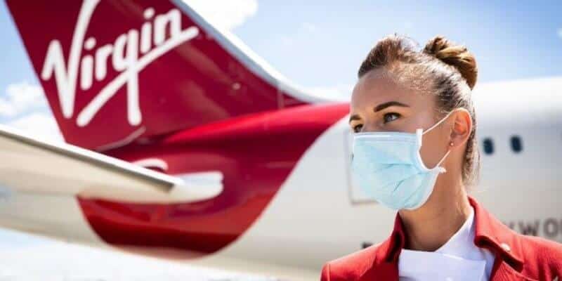 Virgin Atlantic mask