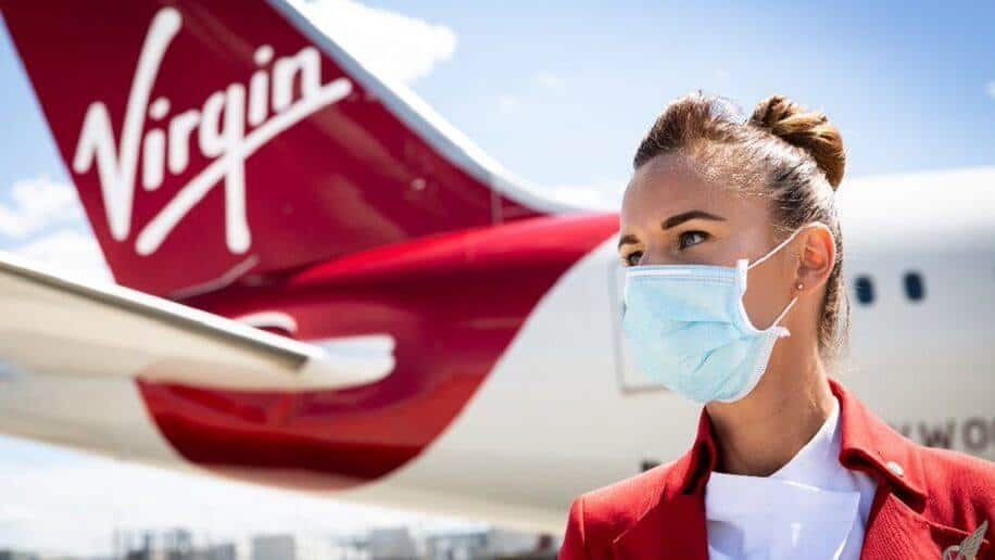 Virgin Atlantic mask