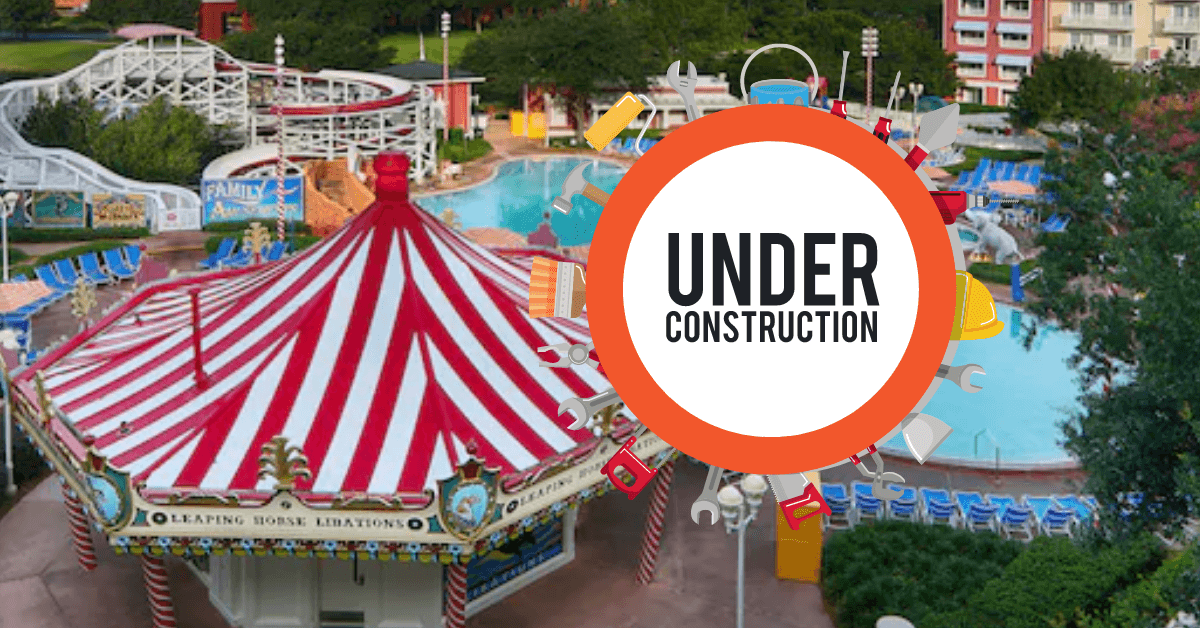 Disney's Boardwalk construction