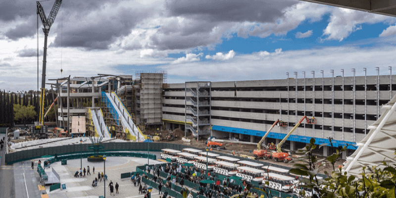 DLR Parking Construction