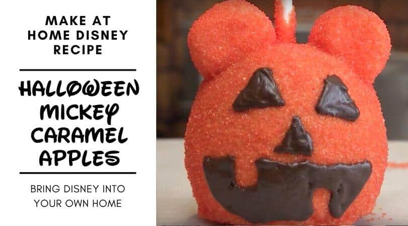 mickey caramel apple