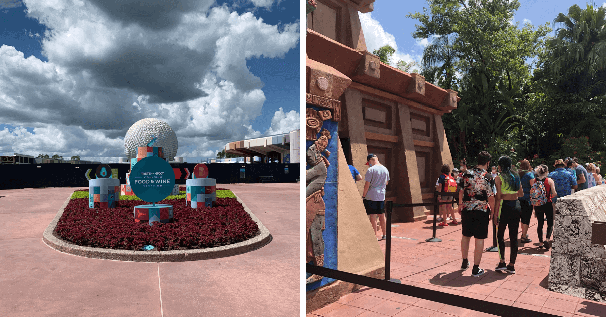 Labor Day Crowds EPCOT