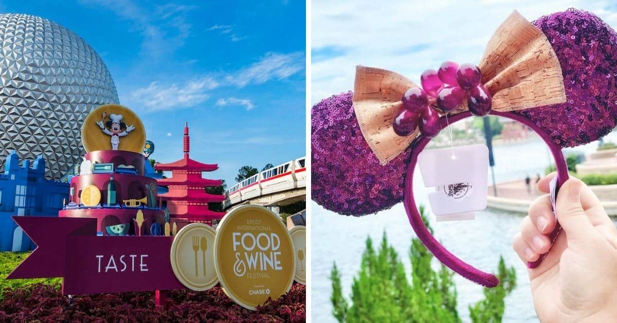 food wine minnie ears
