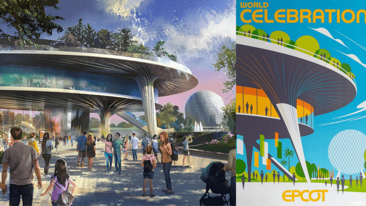 EPCOT Festival Center Poster