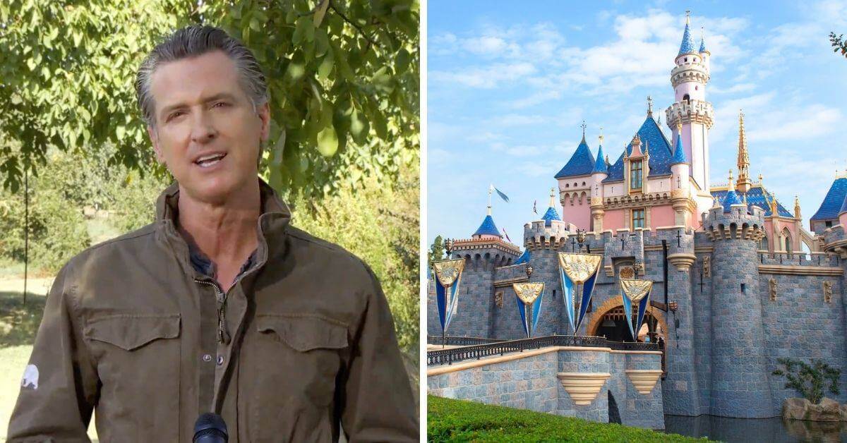 newsom disneyland