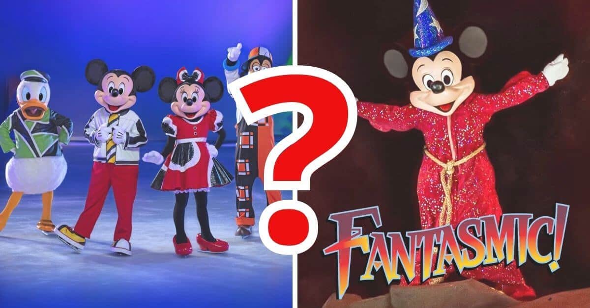 disney world shows